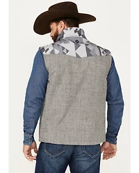 Hooey Men's Southwestern Print Softshell Vest