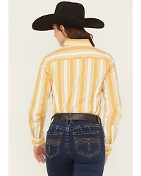 Ariat Women's Kirby Striped Print Long Sleeve Button-Down Stretch Western Shirt