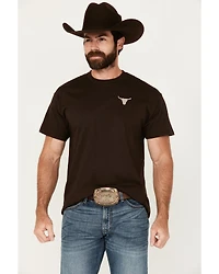 Riot Society Men's Bull Skull Short Sleeve Graphic T-Shirt