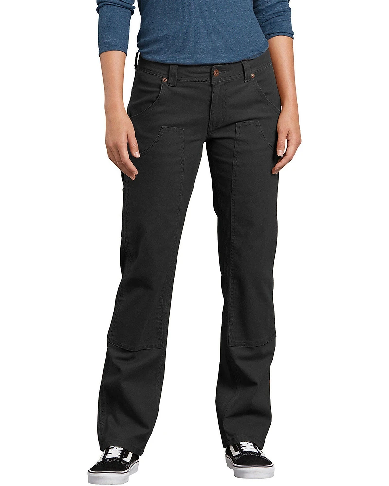 Dickies Women's Stretch Duck Relaxed Double Front Carpenter Pants