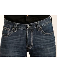 Rock & Roll Denim Men's Small "V" Reflex Revolver Slim Straight Jeans