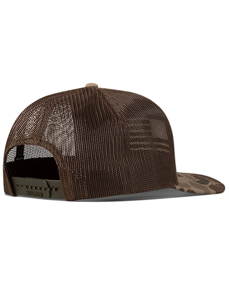 Ariat Men's Camo American Flag Patch Ball Cap