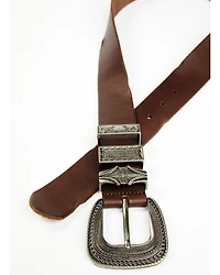 Shyanne Women's Triple Keeper Leather Belt