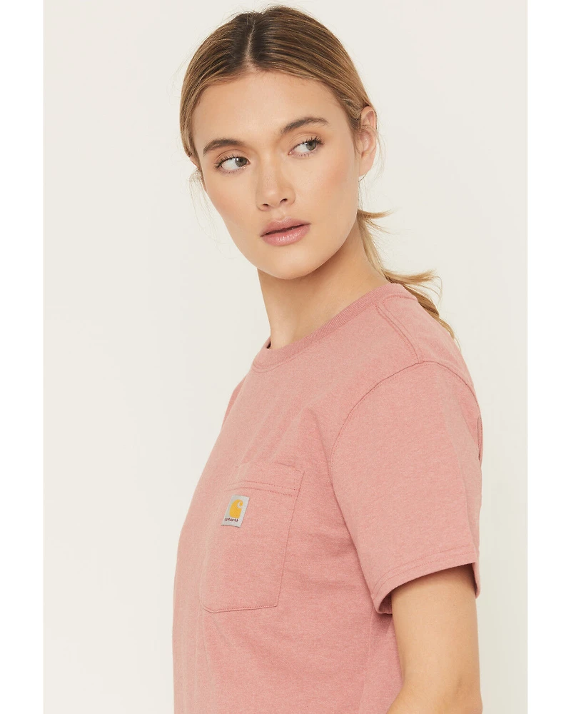 Carhartt Women's Loose Fit Heavyweight Short Sleeve Pocket T-Shirt