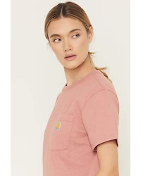 Carhartt Women's Loose Fit Heavyweight Short Sleeve Pocket T-Shirt