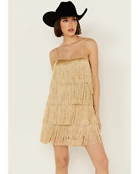 Show Me Your Mumu Women's Buchanan Fringe Mini Dress