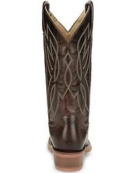 Justin Women's Mayberry Umber Western Boots - Square Toe