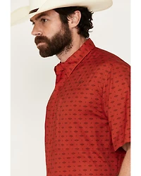 Ariat Men's VentTEK Southwestern Geo Print Short Sleeve Button-Down Western Shirt