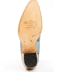 Circle G Women's Floral Embroidered Western Boots - Snip Toe