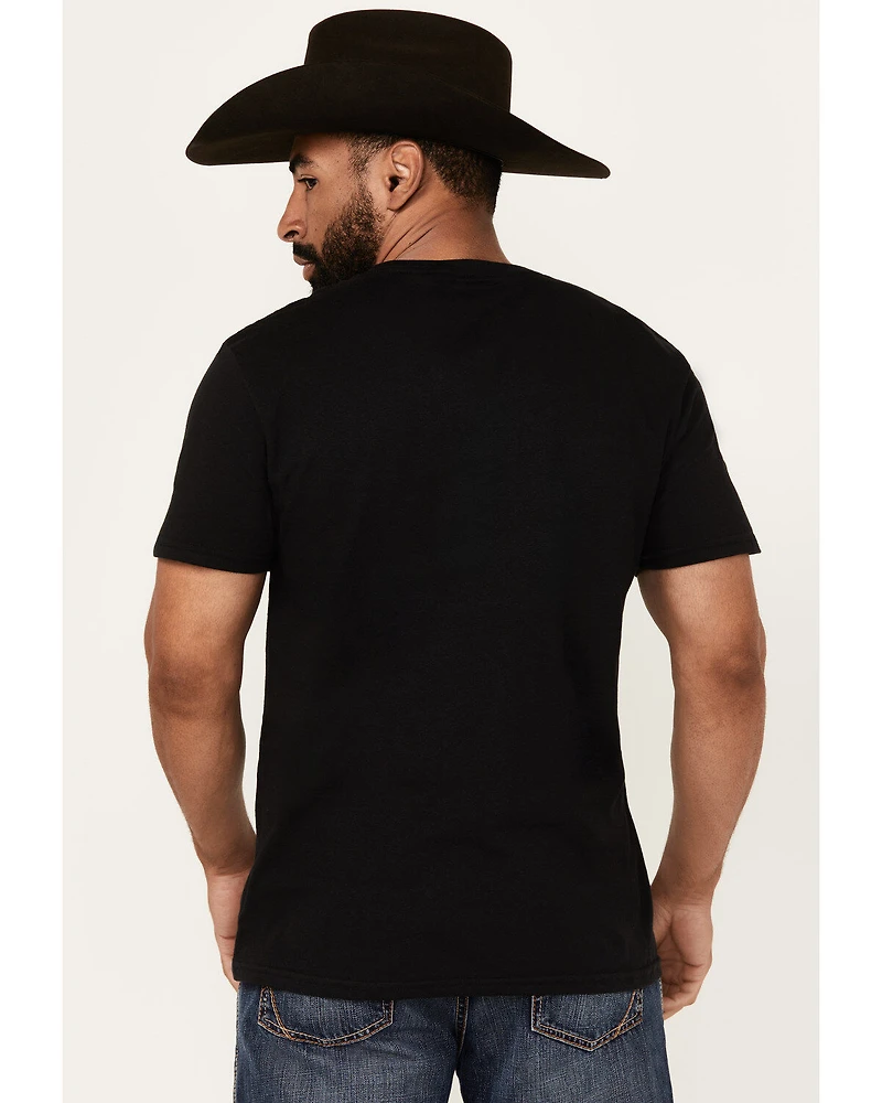 Moonshine Spirit Men's Barrel Short Sleeve Graphic T-Shirt