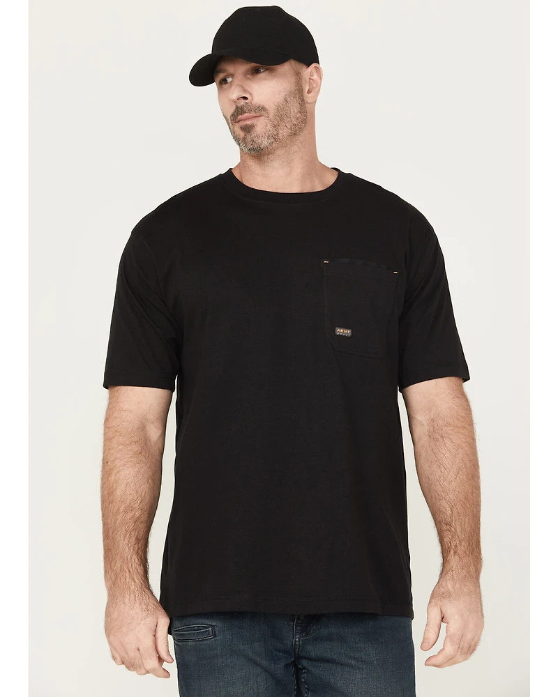 Ariat Men's Rebar Workman Brickyard Short Sleeve Pocket Work T-Shirt