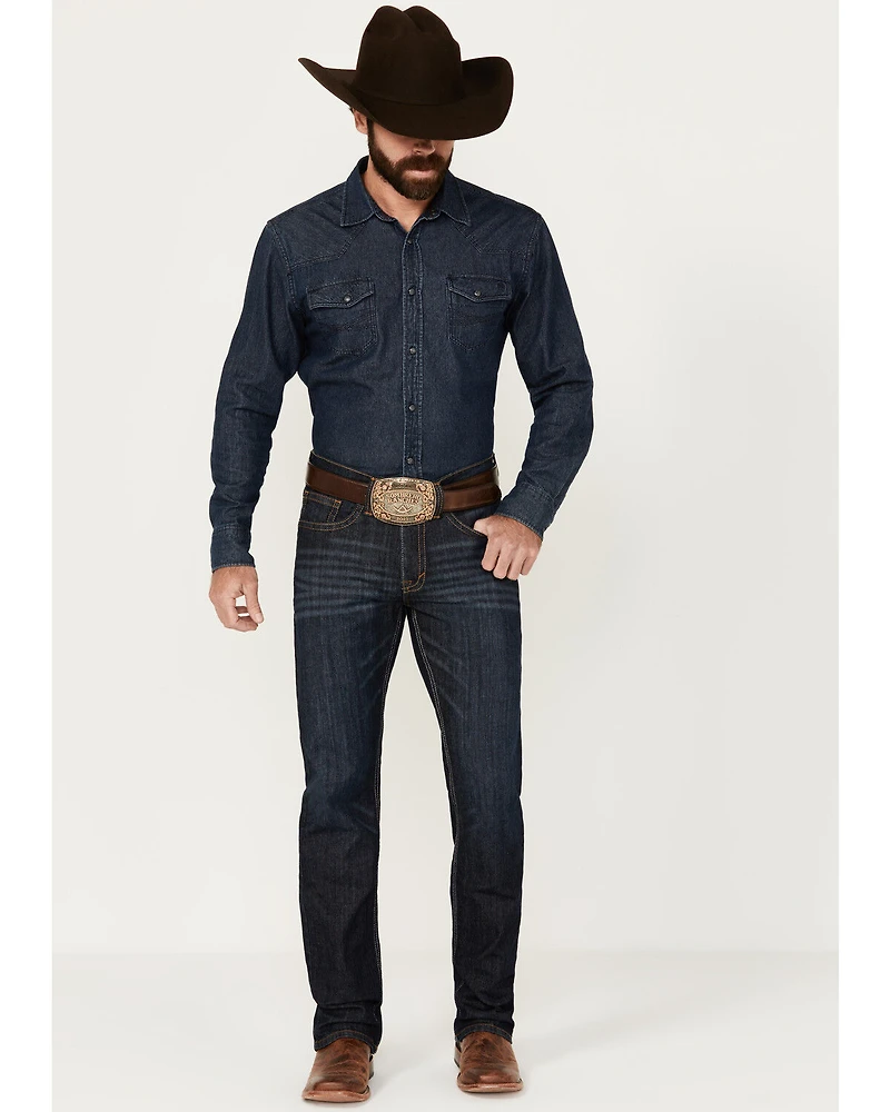 Cody James Men's Night Hawk Wash Jackson Slim Straight Stretch Denim Jeans - Tall