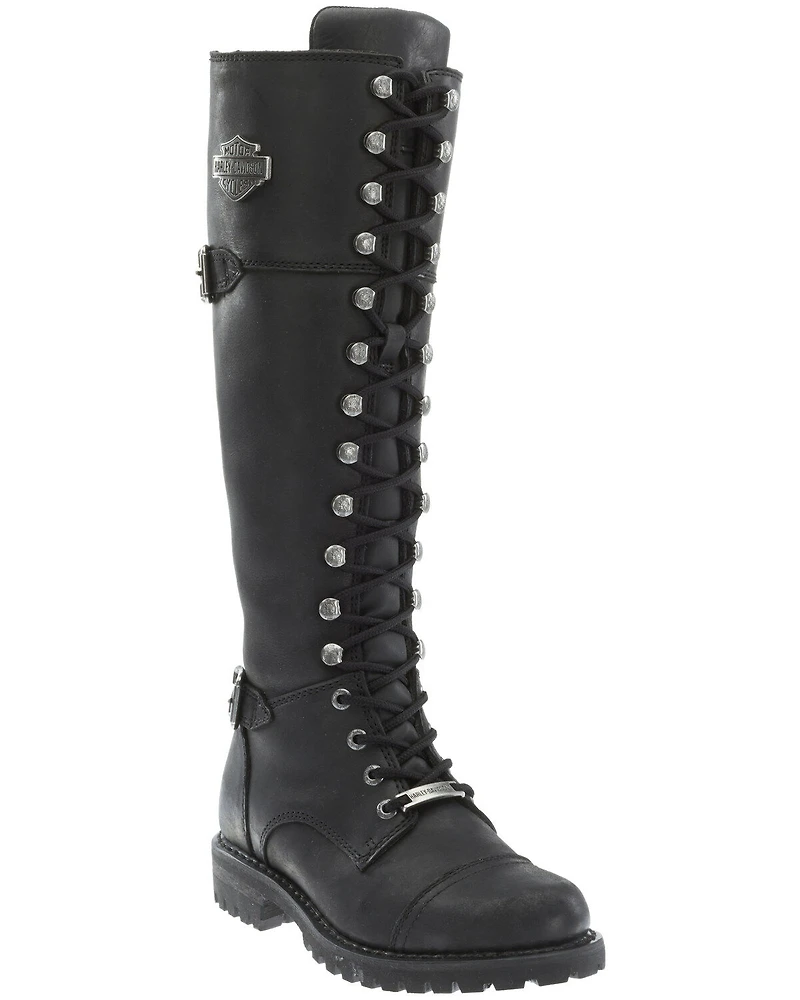 Harley Davidson Women's Beechwood Moto Boots - Round Toe