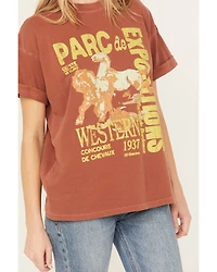 Girl Dangerous Women's French Western Boyfriend Graphic Tee