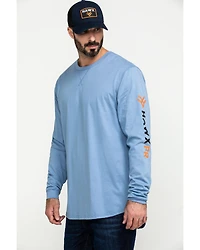 Hawx Men's FR Logo Long Sleeve Work T-Shirt