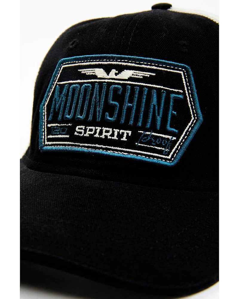 Moonshine Spirit Men's Logo Patch Mesh-Back Ball Cap