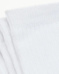 Cody James Men's White Crew Socks With Moisture Management