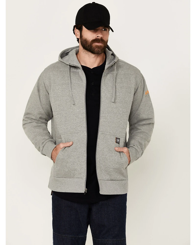 Ariat Men's Rebar All-Weather Insulated Full Zip Hooded Sweatshirt