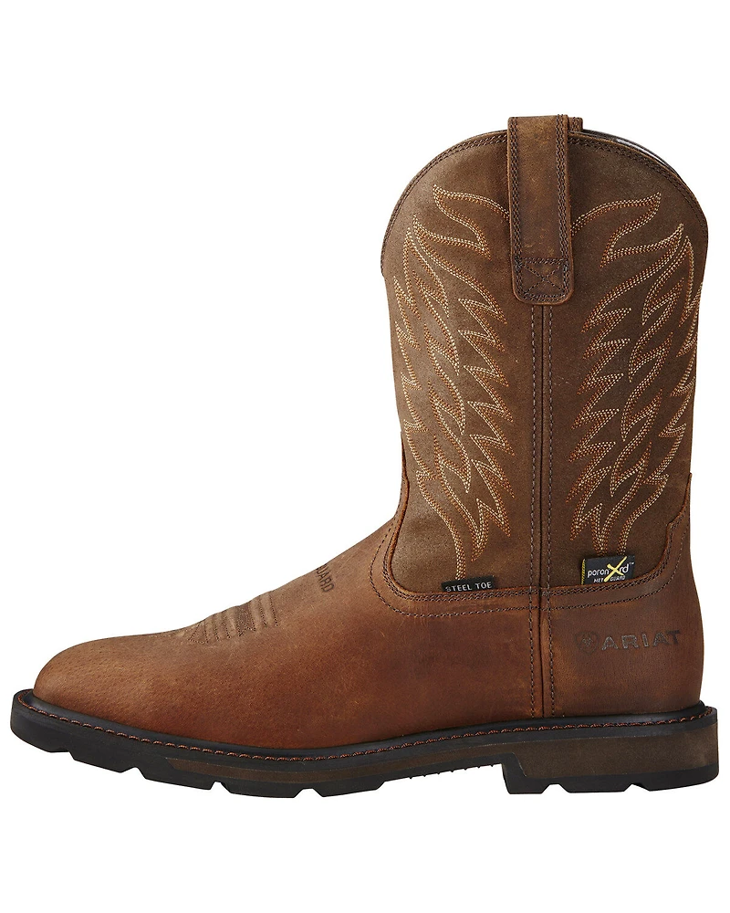 Ariat Men's Groundbreaker Met Guard Western Work Boots - Steel Toe