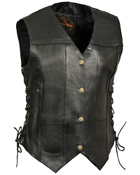 Milwaukee Leather Women's 6 Pocket Side Lace Vest - 5X
