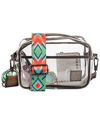 STS Ranchwear by Carroll Women's Lucy Clear Stadium Crossbody Bag