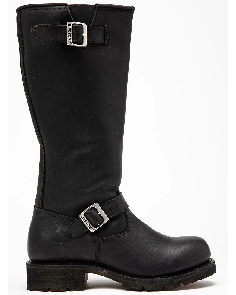 Ad Tec Men's 16" Oiled Leather Engineer Boots - Soft Toe