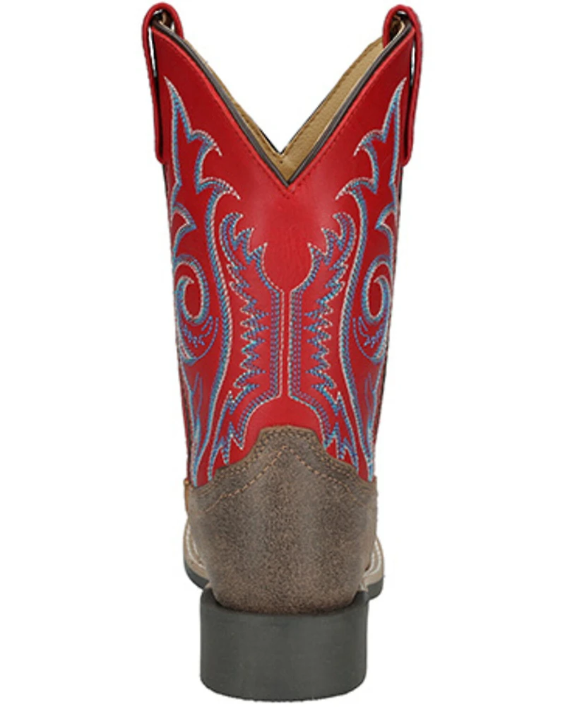Smoky Mountain Little Boys' Barrett Western Boots - Broad Square Toe