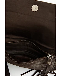 Idyllwind Women's Briley Oversized Metallic Fringe Clutch