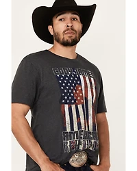 Cody James Men's Rebellion Americana Short Sleeve Graphic T-Shirt