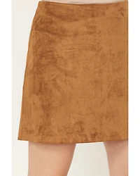 White Crow Women's Ciera Faux Suede Mini Skirt