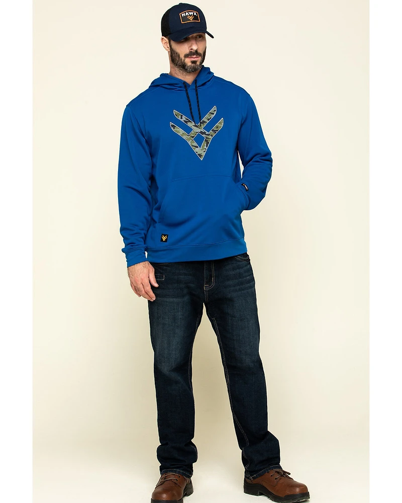 Hawx Men's Tech Logo Hooded Work Sweatshirt