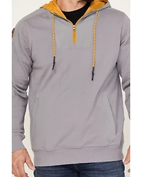 Brothers and Sons Men's French Terry Anorak 1/4 Zip Hooded Pullover