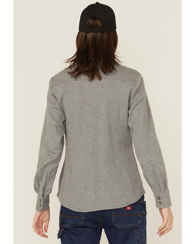 Forge Workwear Women's FR Knit Long Sleeve Button-Down Work Shirt