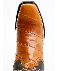Dan Post Men's Camel Eel Exotic Western Boots - Square Toe