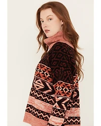 Wrangler Retro Women's Cowl Neck Long Sleeve Sweater