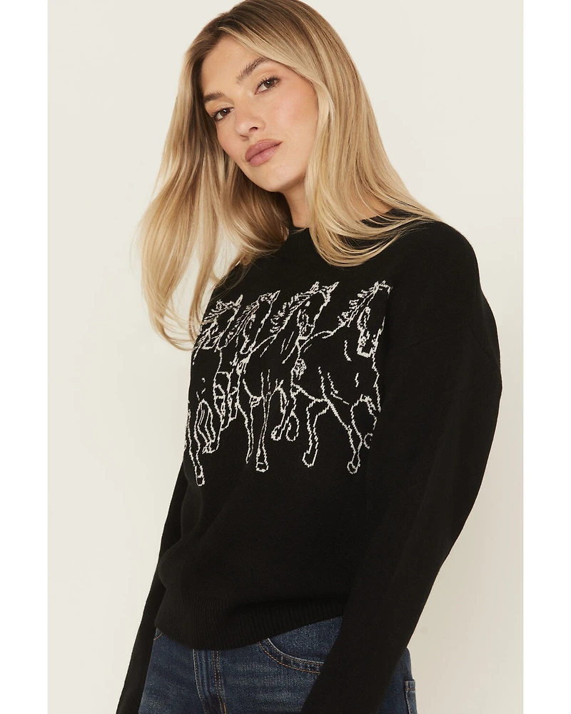 Wrangler Retro Women's Horse Crewneck Sweater
