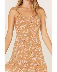 Sadie & Sage Women's Love Nest Floral Print Mini Dress