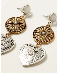 Shyanne Women's Heart Statement Earrings