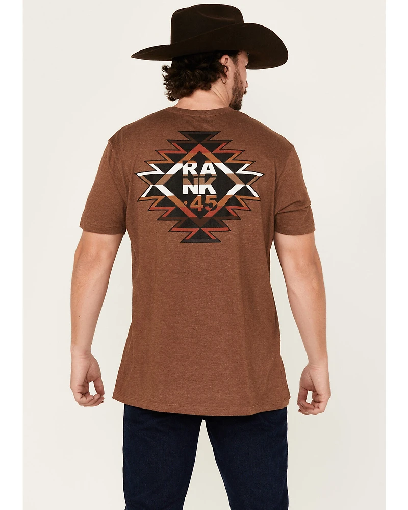 RANK 45® Men's Dust & Glory Short Sleeve Graphic T-Shirt