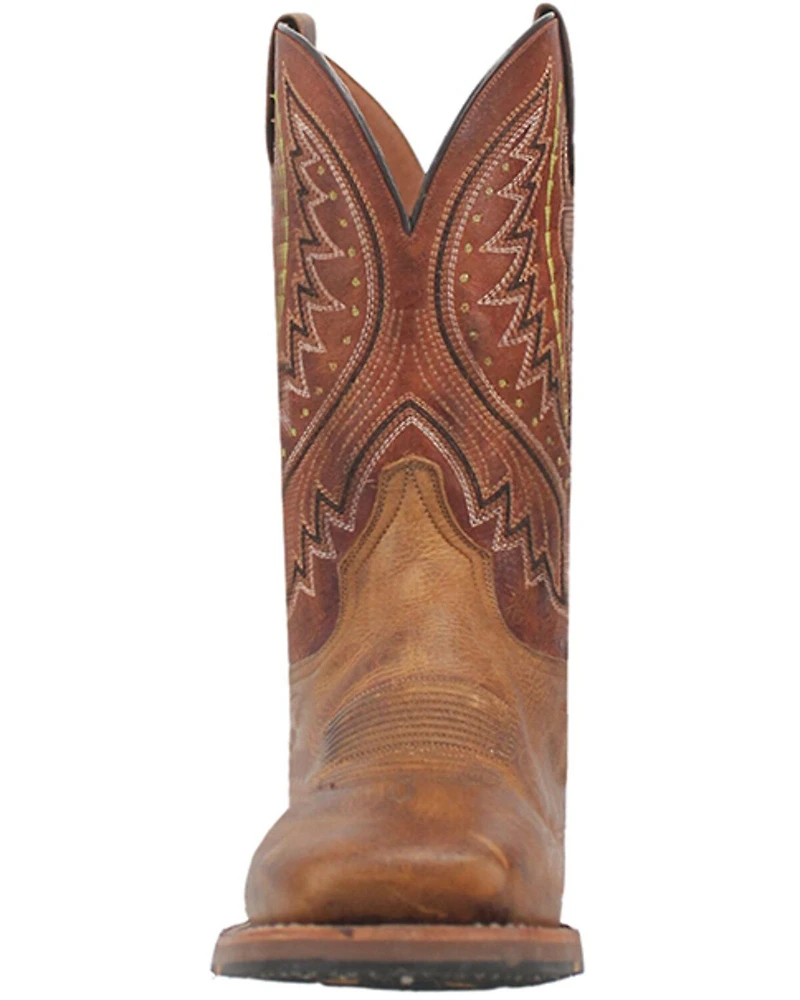 Dan Post Men's Saddle Bison Performance Western Boots - Broad Square Toe