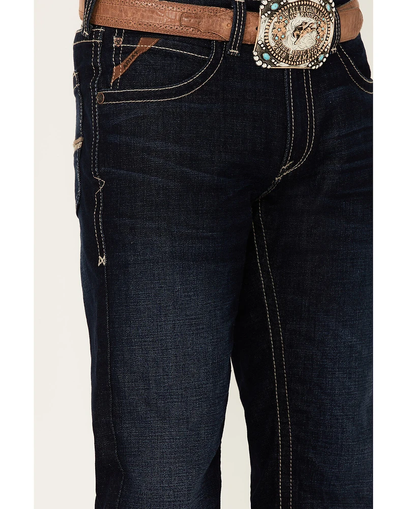 Ariat Men's M5 Newcastle Marshall Dark Wash Stretch Straight Leg Jeans