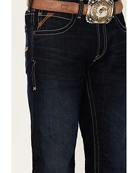 Ariat Men's M5 Newcastle Marshall Dark Wash Stretch Straight Leg Jeans