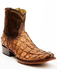 Corral Men's Exotic Pirarucu Western Ankle Boots - Snip Toe