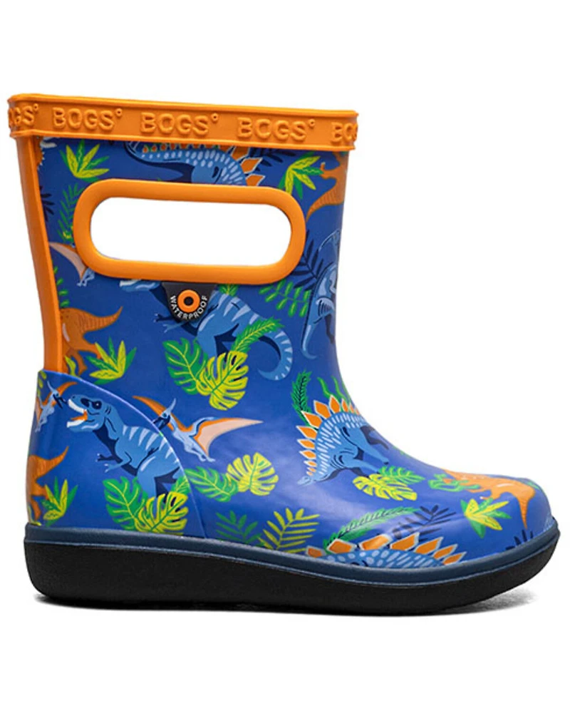 Bogs Toddler Boys' Skipper II Dinosaur Jungle Rainboots
