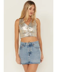 Levi's Women's Mona Metallic Corset Top