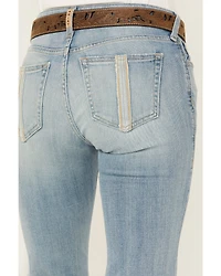 Ariat Women's Nia Light Wash Perfect Rise Slim Trouser Stretch Denim Jeans