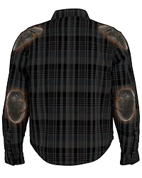 Milwaukee Performance Men's Aramid Reinforced Flannel Biker Shirt - Big & Tall