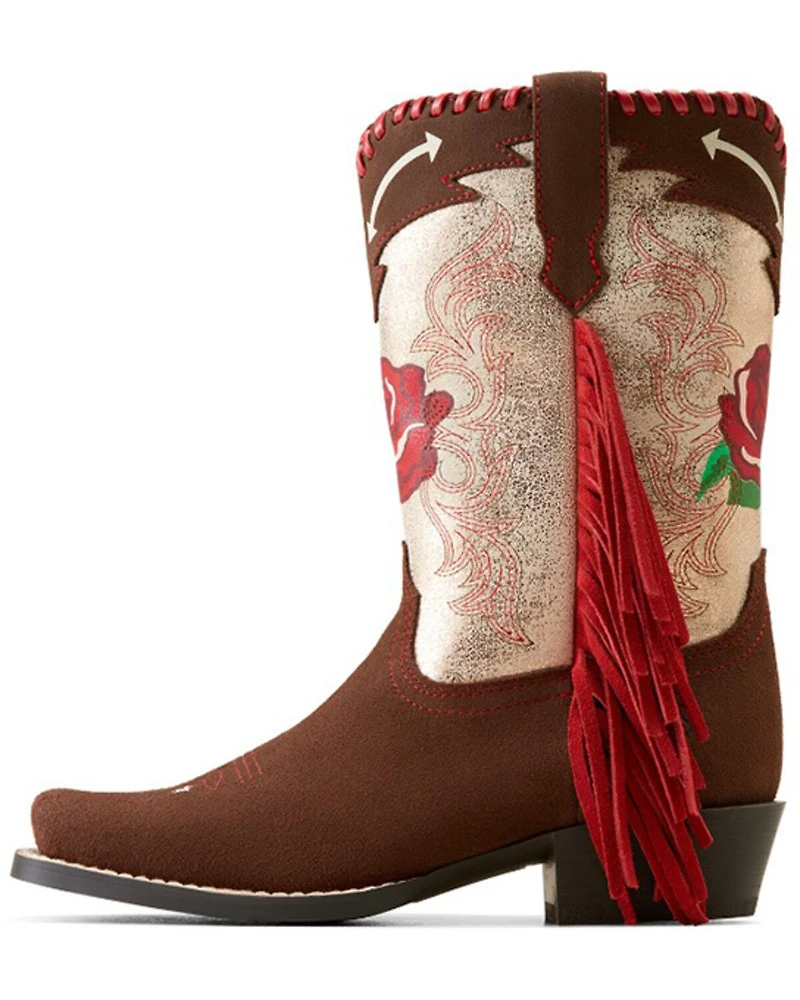 Ariat X Rodeo Quincy Girls' Futurity Western Boots - Square Toe