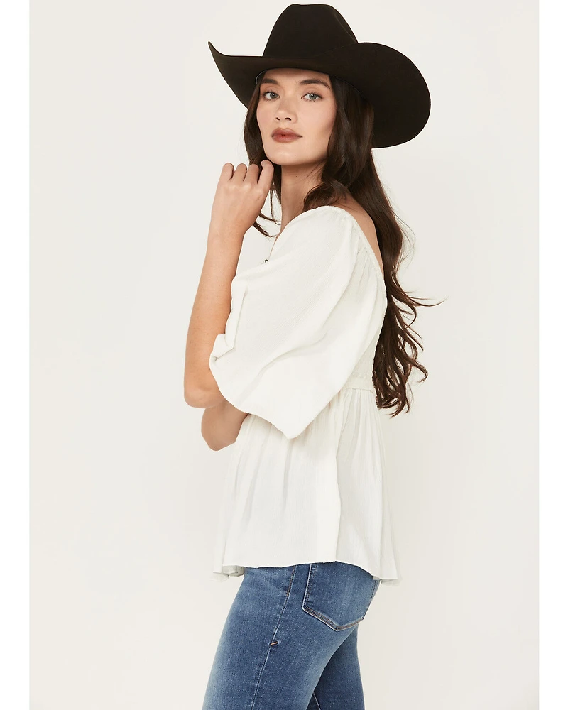 Shyanne Women's Embroidered Crinkle Tunic