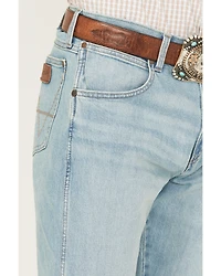 Wrangler Retro Men's 88MWZ Mendenhall Light Wash Slim Straight Stretch Denim Jeans